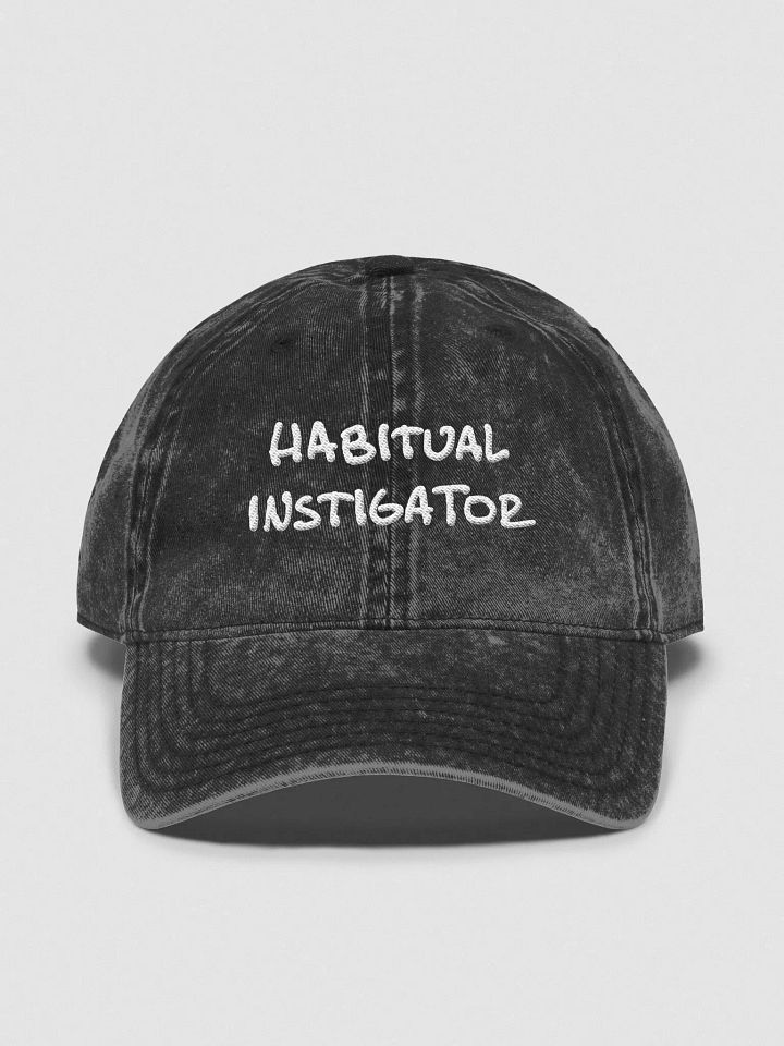 Habitual Instigator Vintage Denim Dad Hat product image (1)