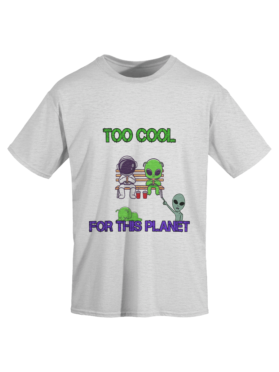 Too Cool For This Planet – Astro Chill Space Vibes Graphic Tee product image (2)