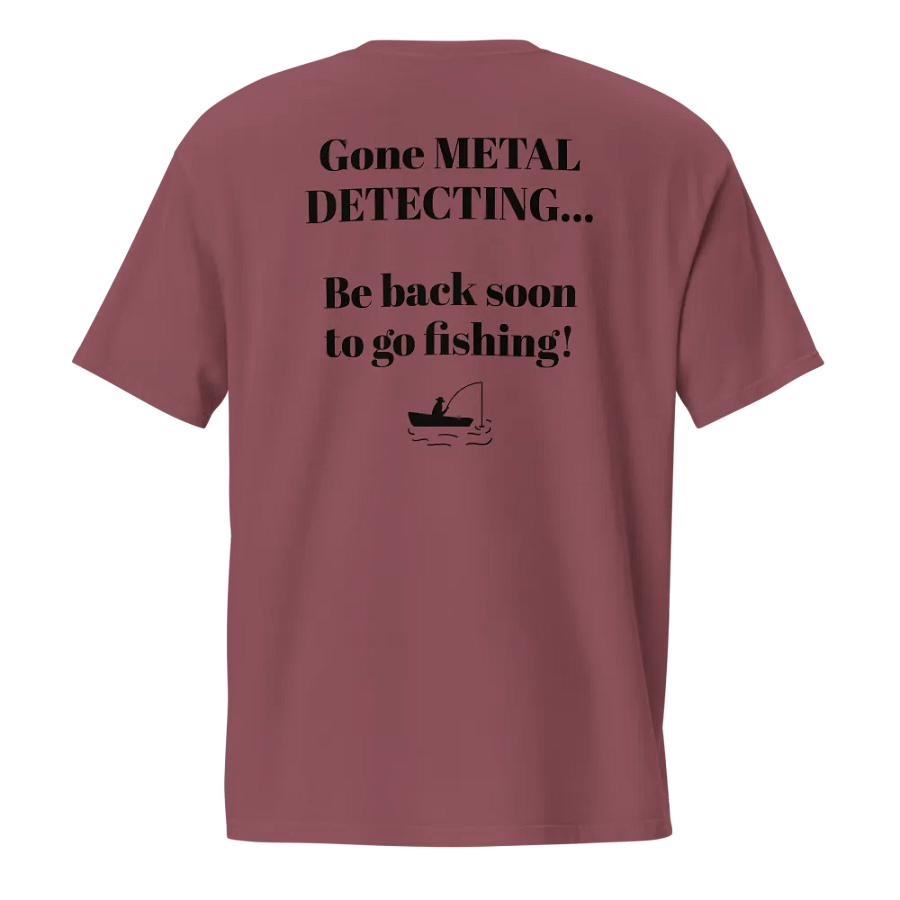 Gone Metal Detecting Pocket Tee product image (3)