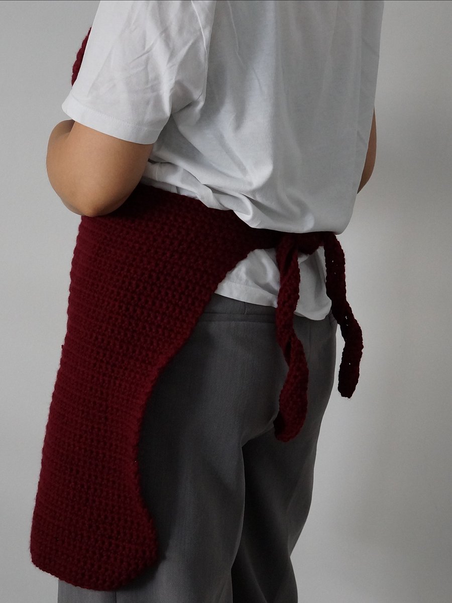 Single crochet kitchen Apron pdf pattern product image (3)