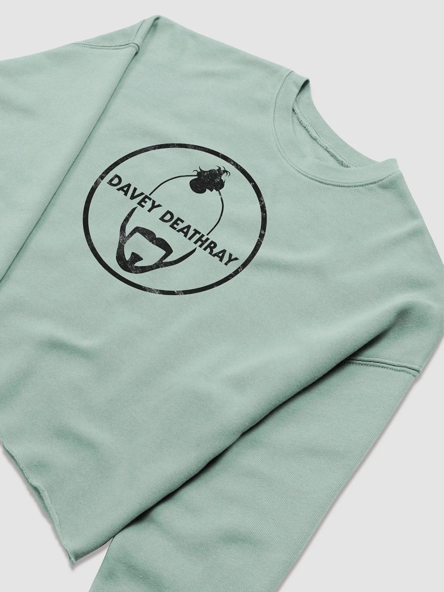 Davey Deathray Crop Sweatshirt Black Logo product image (7)