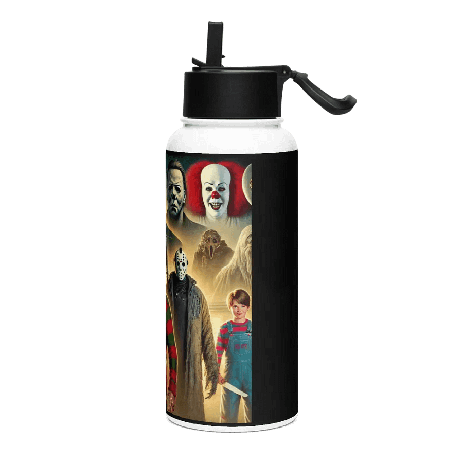 Horror Movie Collage Stainless Steel Water Bottle product image (3)