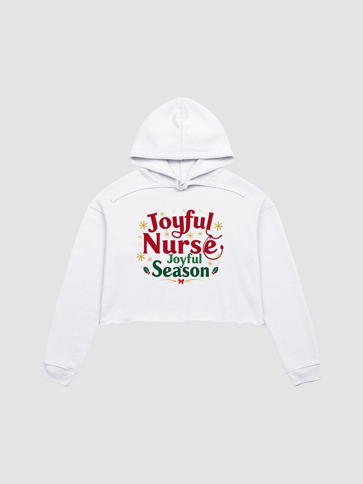 Joyful Season Festive Crop Hoodie product image (2)