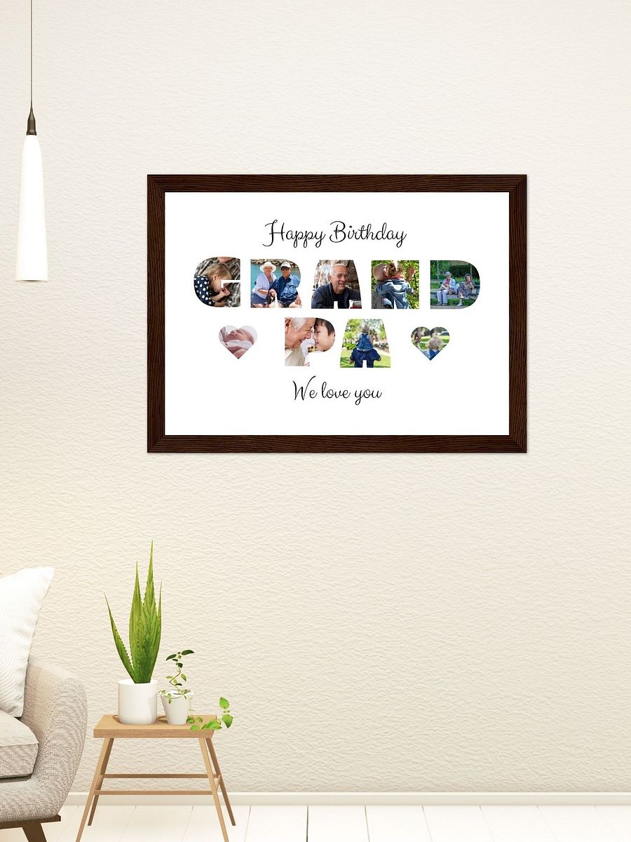 Happy Birthday Grandpa Photo Collage Canva Template product image (7)