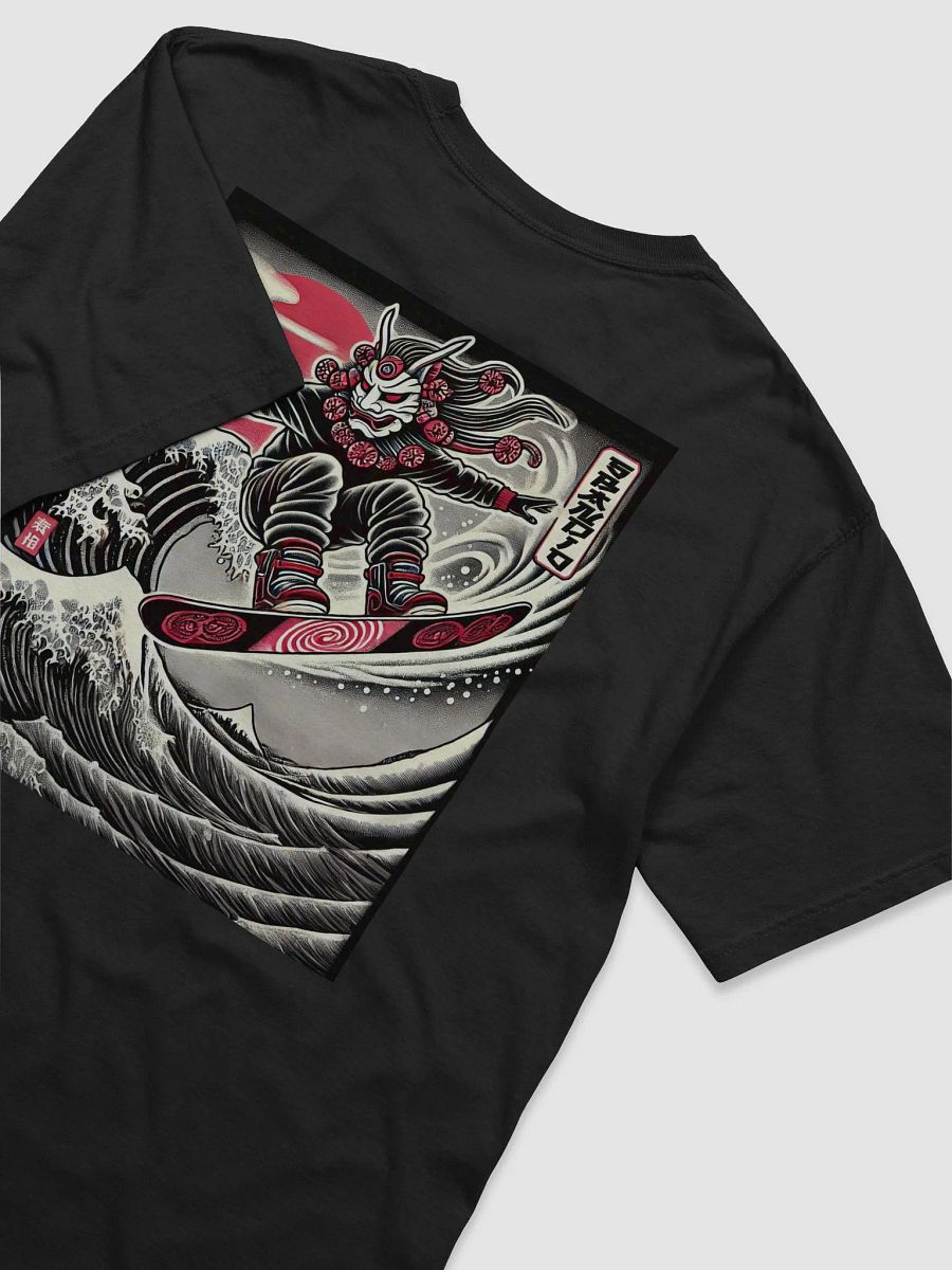 T-SHIRT GIAPPO SBANDIO – Rising Powder rosso/nero product image (12)