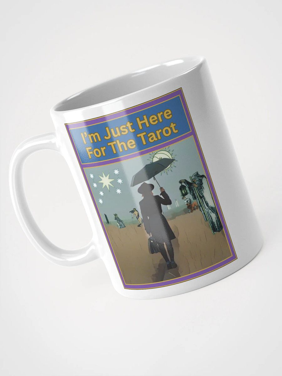I'm Just Here For The Tarot Mug, Tarot Card Vibes Mug, Tarot Card Mug product image (3)
