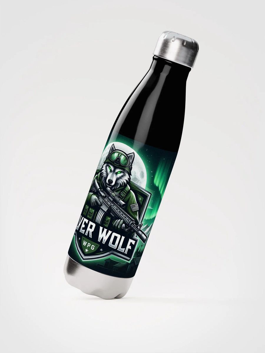 Silver Wolf Stainless Steel Water Bottle product image (2)