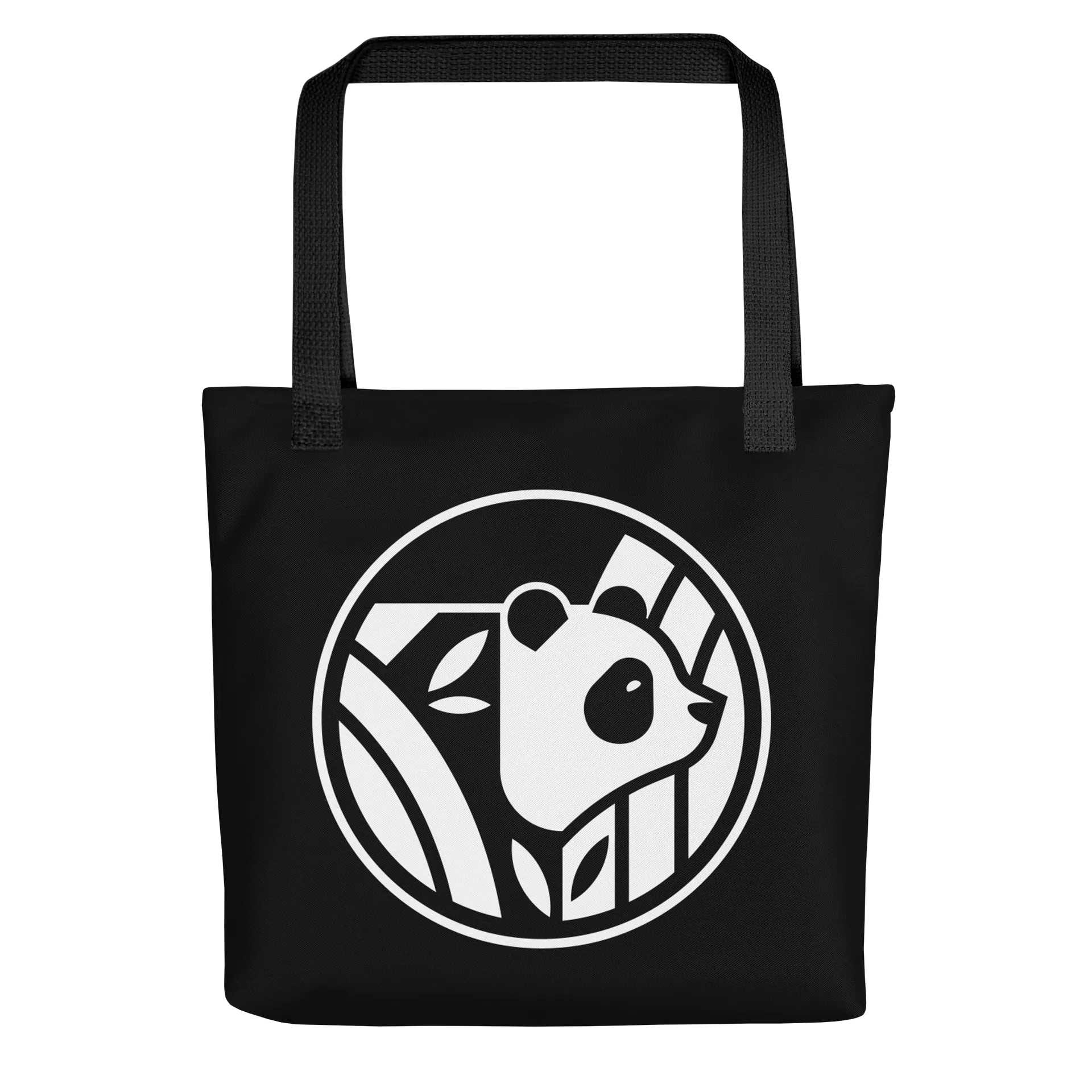 Panda tote bag top