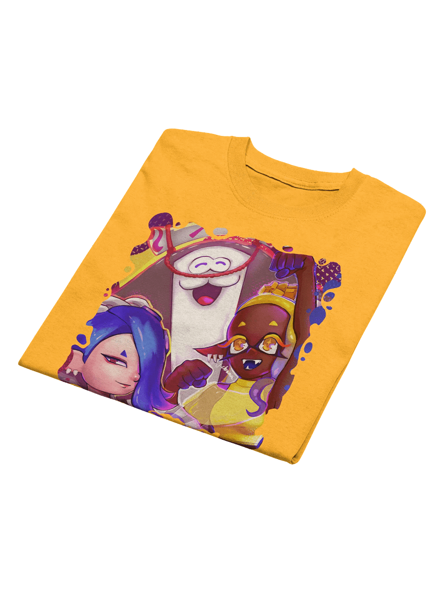 Repping the Splatlands - Colorful Game Fanart - Gildan T-Shirt - Art by CosmicChroma product image (6)