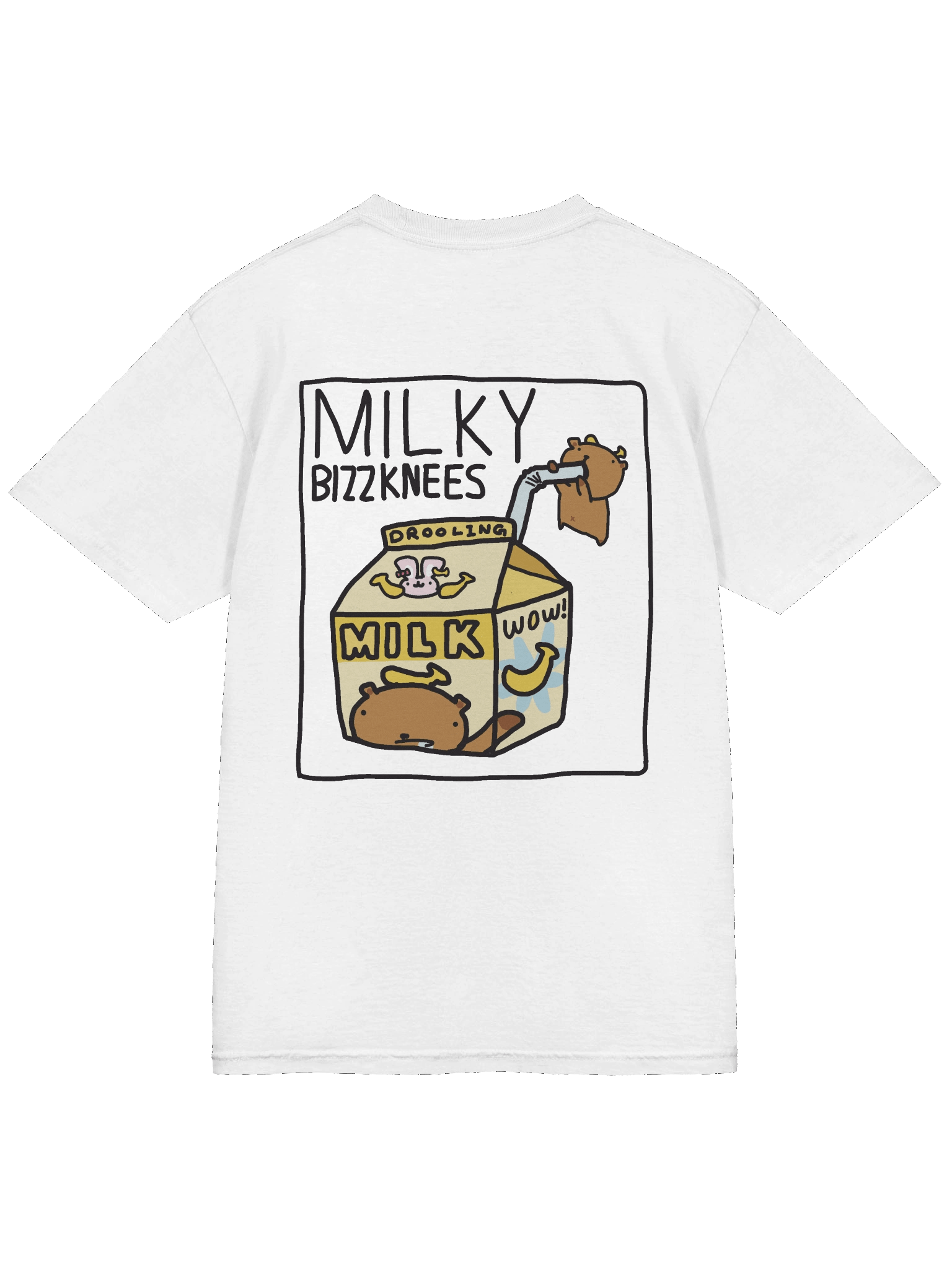 MILKY BIZZKNEES CAPY TEE product image (6)