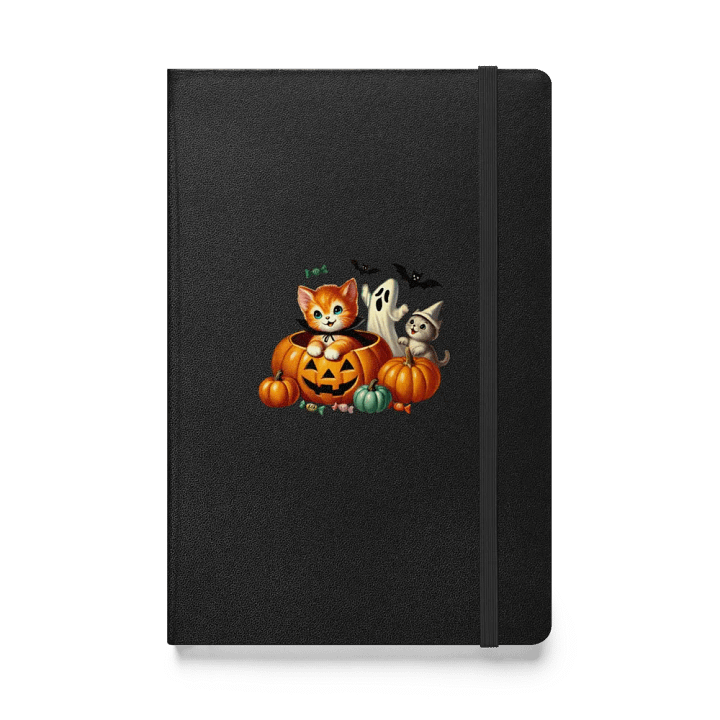 Kittens and Ghost Hardcover Notebook product image (1)