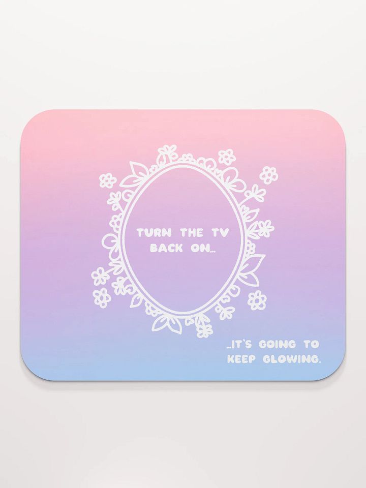 Turn On The TV Mousepad product image (2)