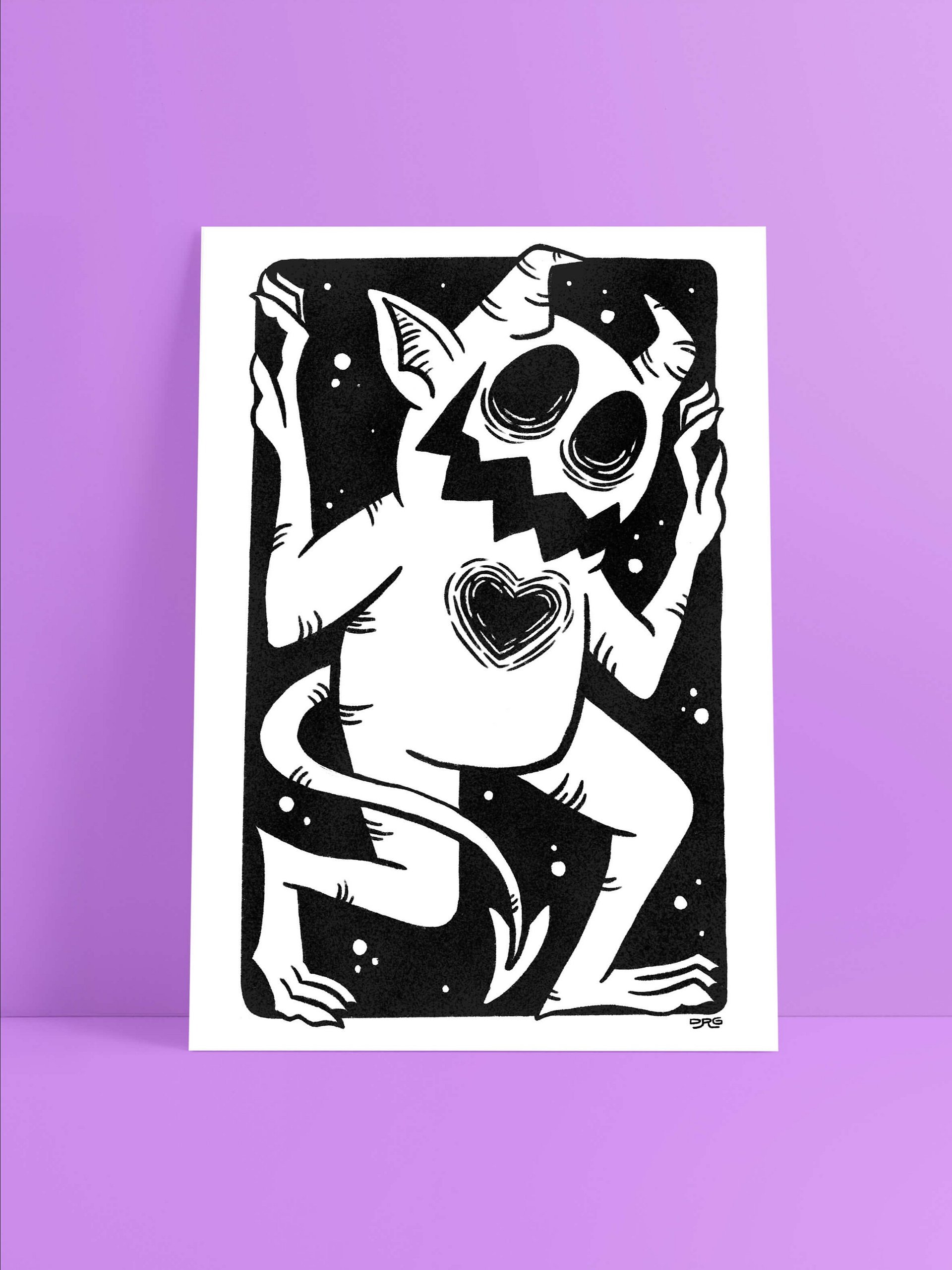 Joyful Demon Print product image (1)