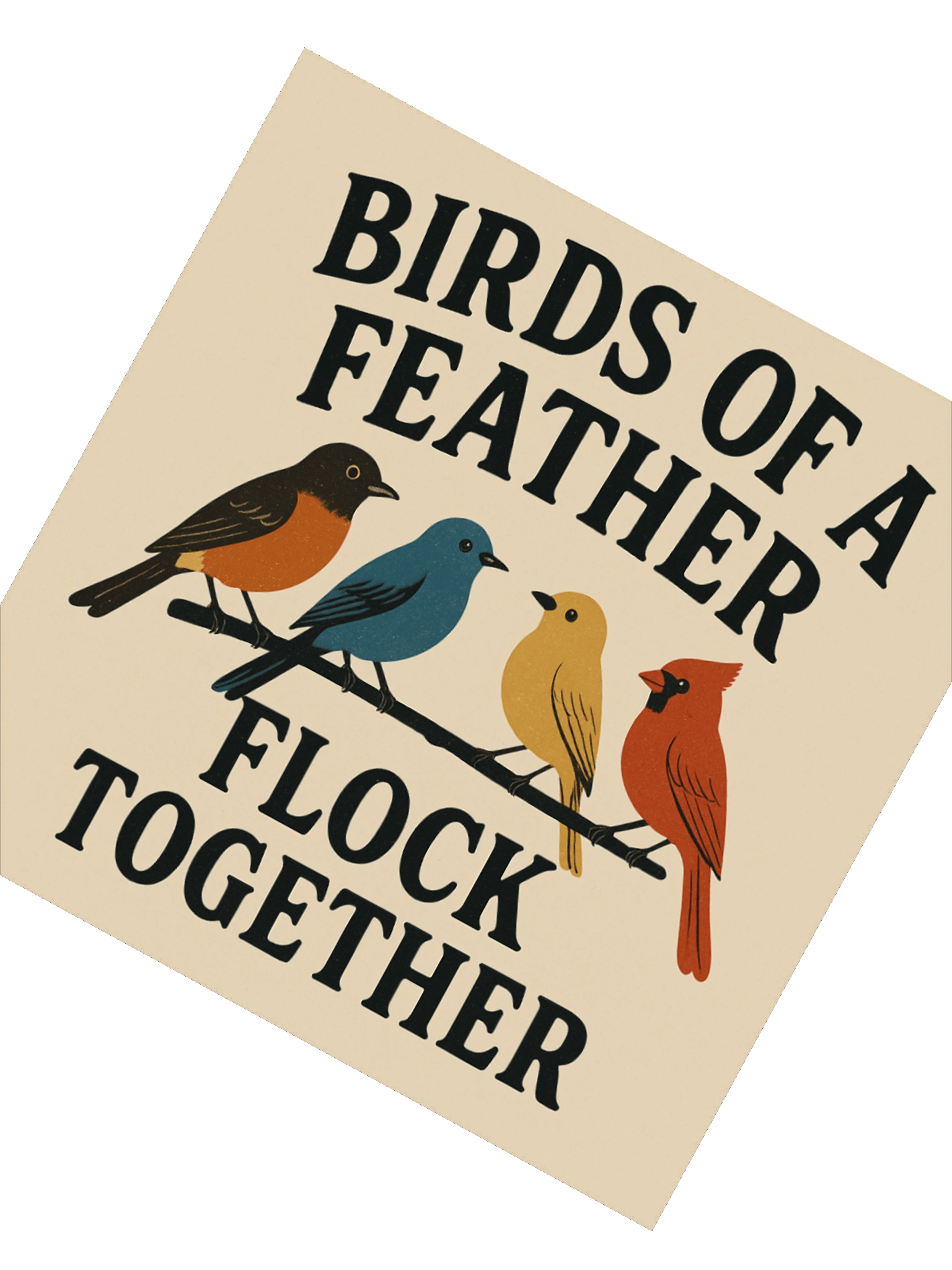 Birds of A Feather Sticker product image (3)