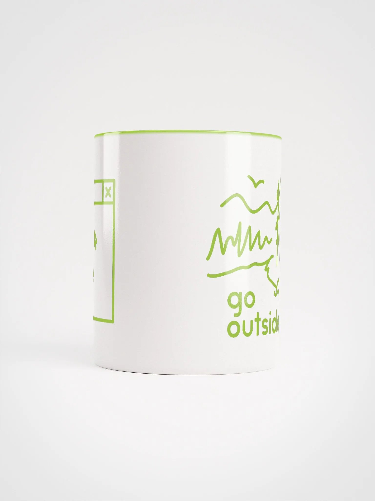 Get Offline, Go Outside (Ceramic Mug with Color Inside) product image (30)
