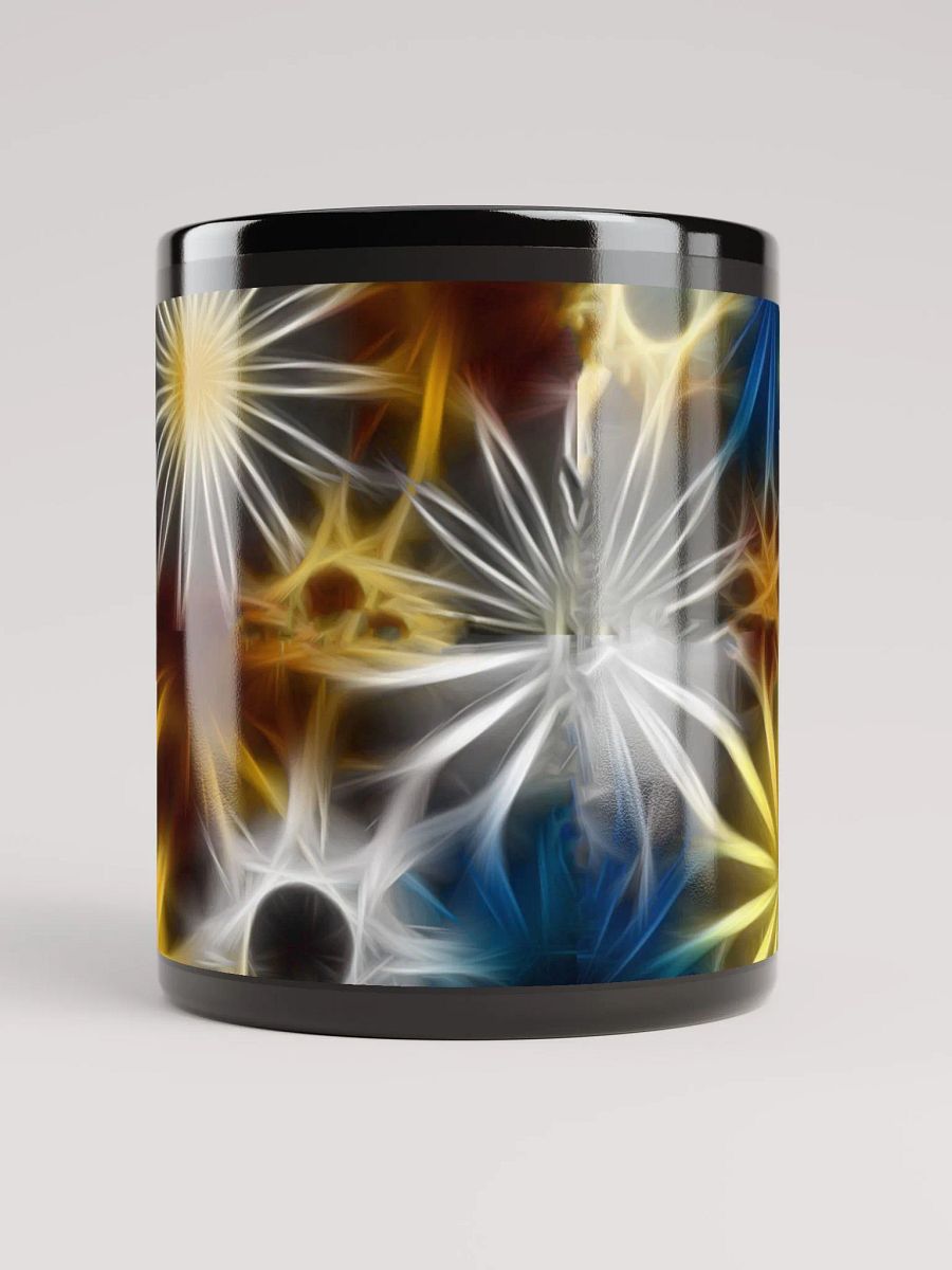 Glowing Daisies Black Coffee Mug product image (10)