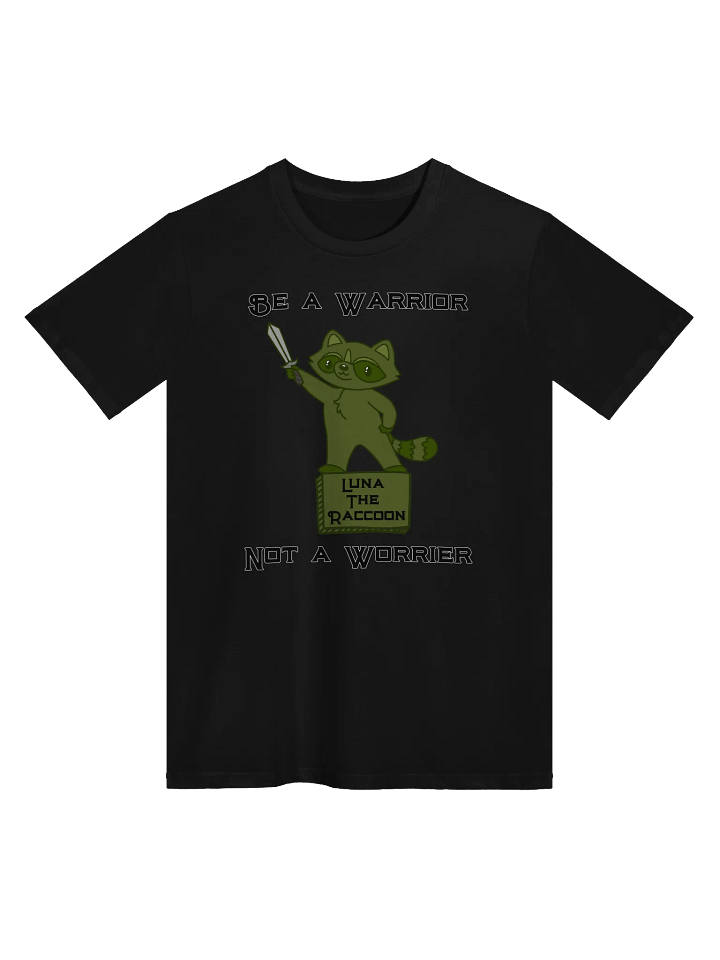 Warrior Raccoon Unisex Premium T-Shirt product image (2)