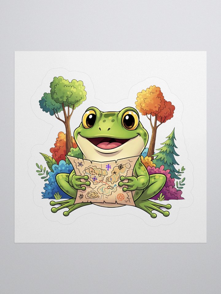 Froggy Explorer Sticker product image (2)