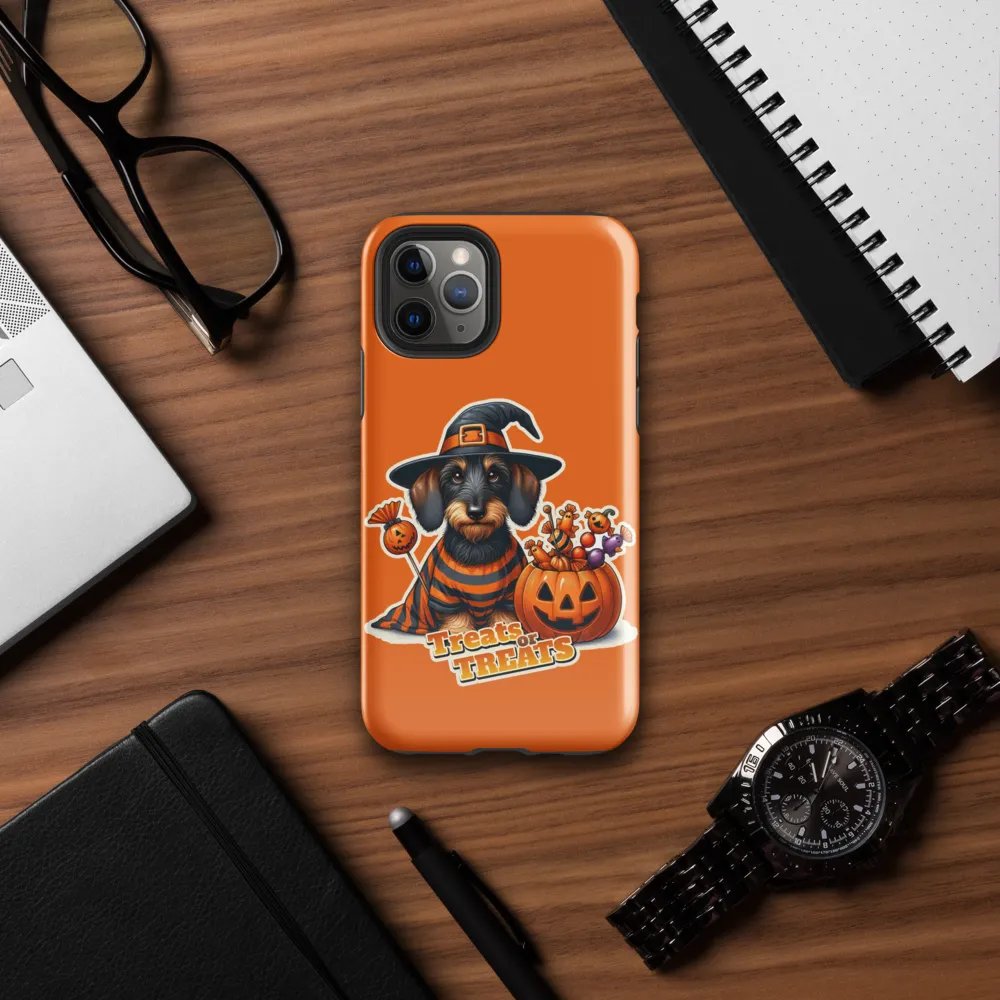 Dachshund Treat Halloween - iPhone Tough Case product image (32)