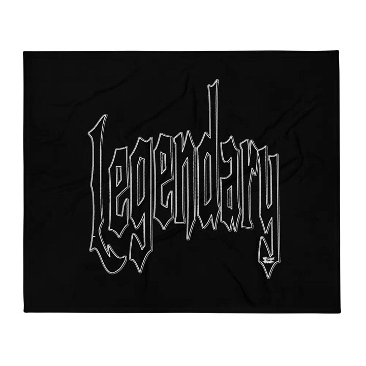 Legendary - Black - Throw Blanket product image (1)