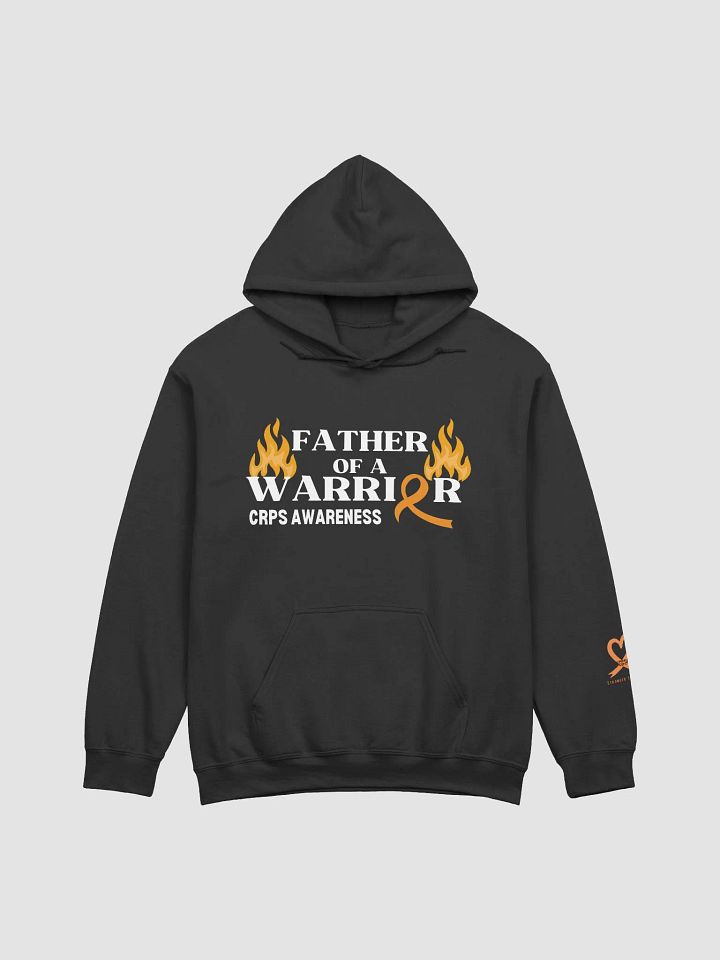 FATHER of a Warrior CRPS Awareness Hoodie- White Print product image (1)