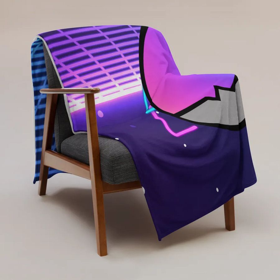 Battle Chicken Throw Blanket product image (4)