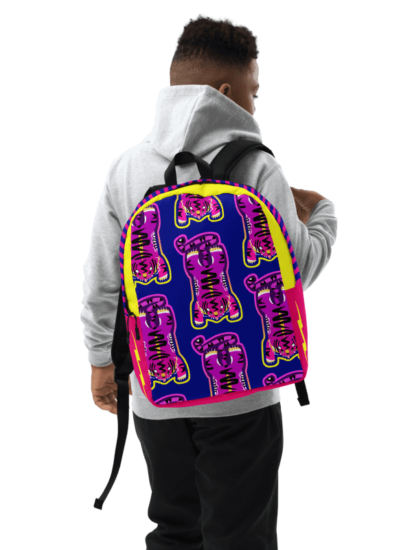 Purple & Pink Tiger Backpack - Electric Tiger Club product image (1)