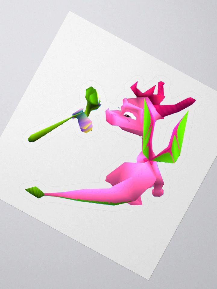 Pink Dragon Sticker product image (2)