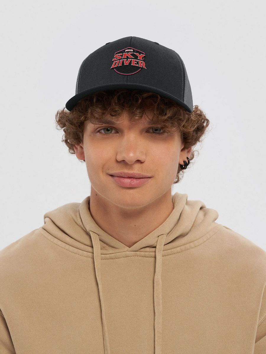 Trucker style shield logo hat product image (5)