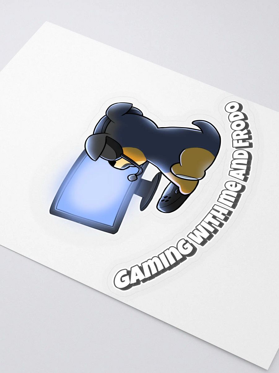 Gaming time sticker with Frodo product image (3)