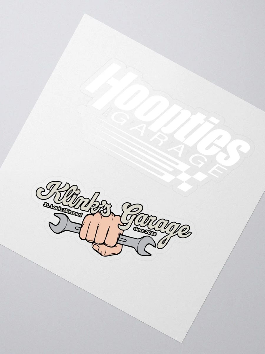 Hoopties & Klink's Garage Window decals product image (3)