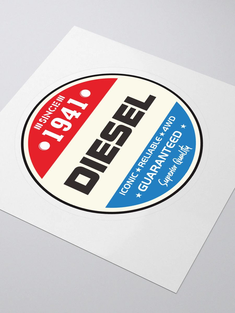 Diesel Since 1941 Emblem Kiss Cut Stickers product image (3)