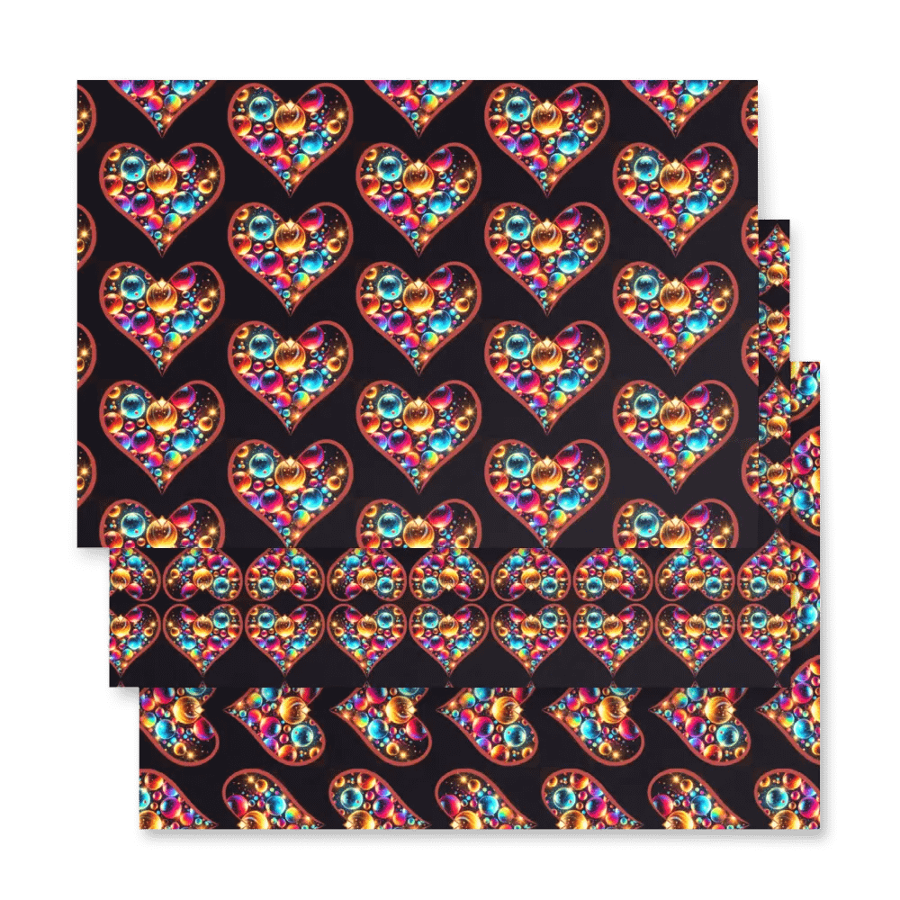 Ornate Hearts Wrapping Paper Set product image (4)