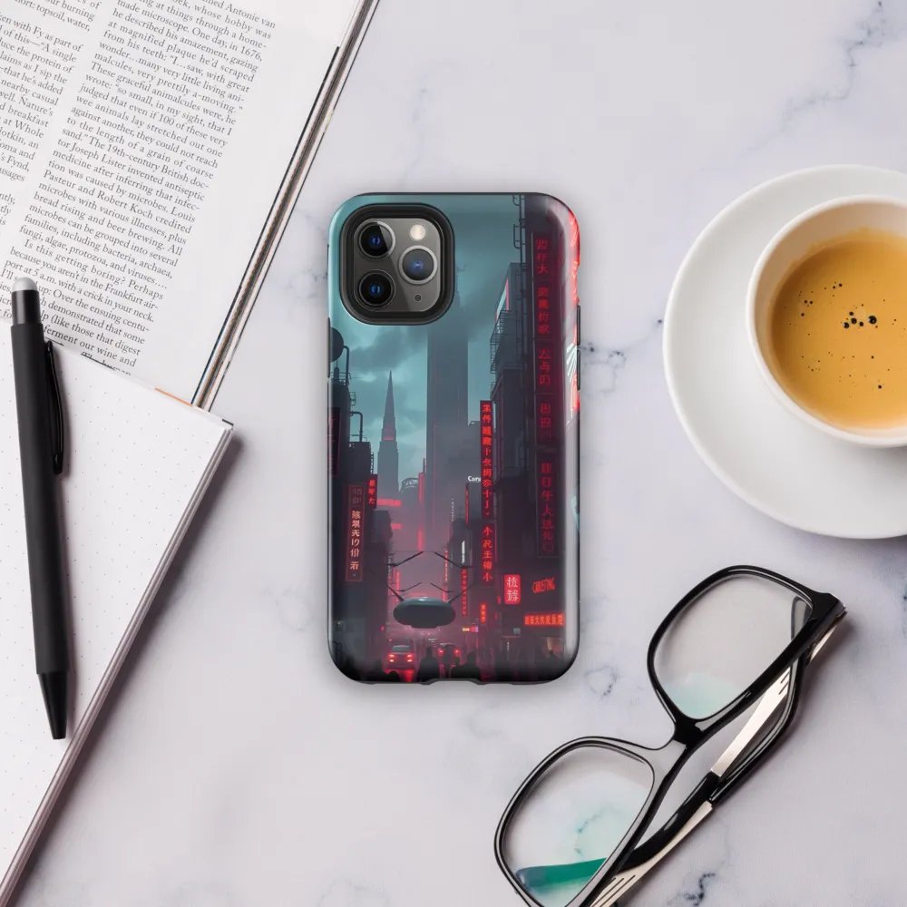 Crimson Metropolis - iPhone Tough Case product image (6)