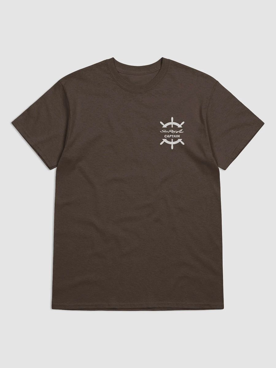 SeaRay Captain - T-Shirt - Dark Shirt w/White Logo product image (3)