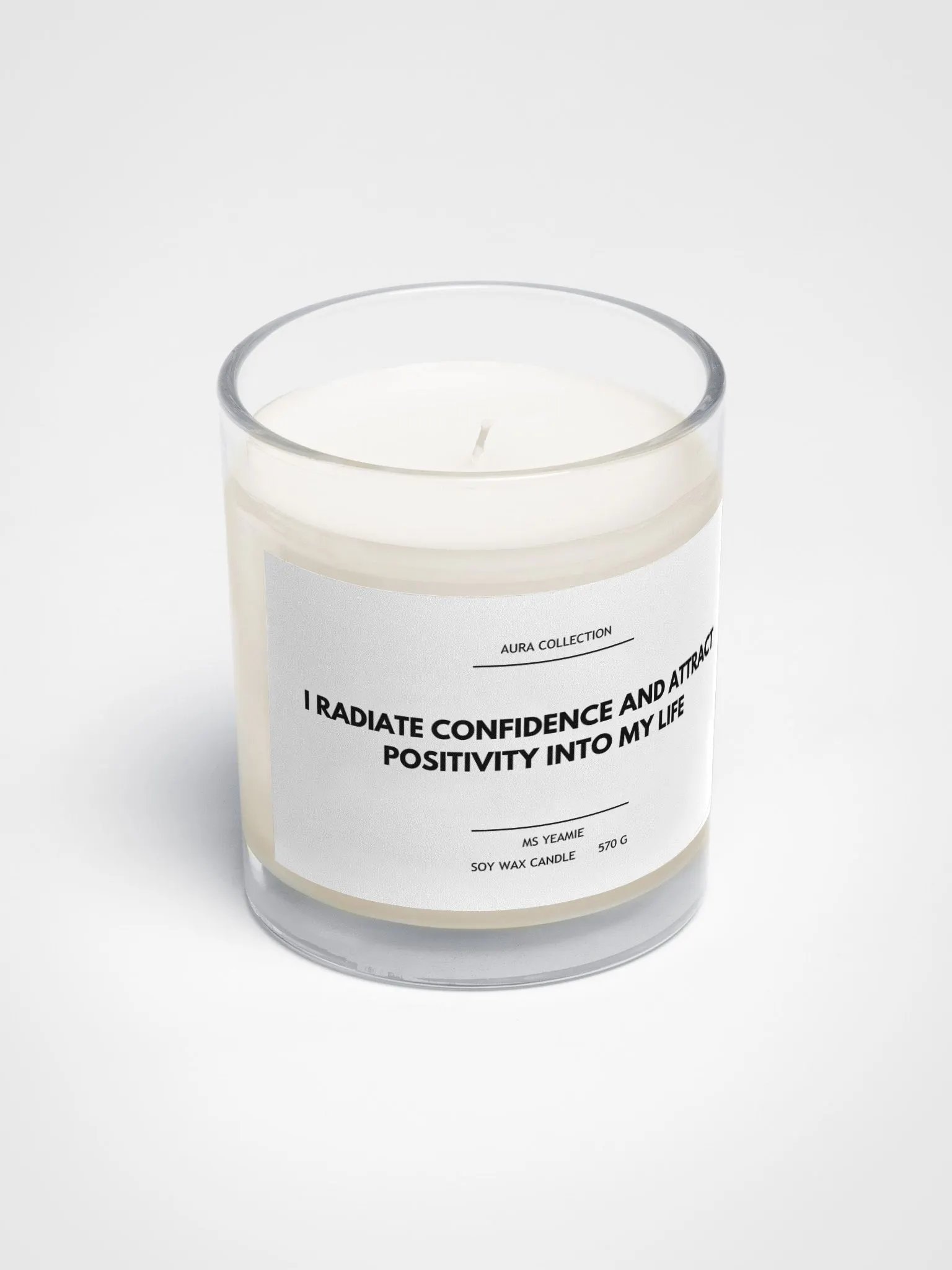 AURA COLLECTION Soy Wax Candle: Radiate Confidence product image (2)