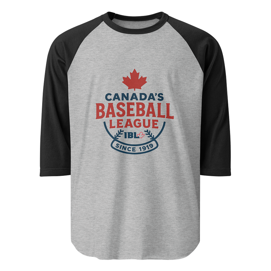 Canada's Baseball League 3/4 Tee Twin Maple product image (1)