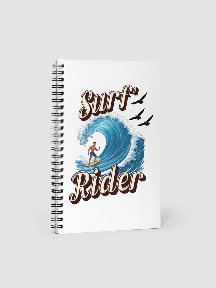 Surf Rider Wave Dreamer Spiral Notebook product image (1)