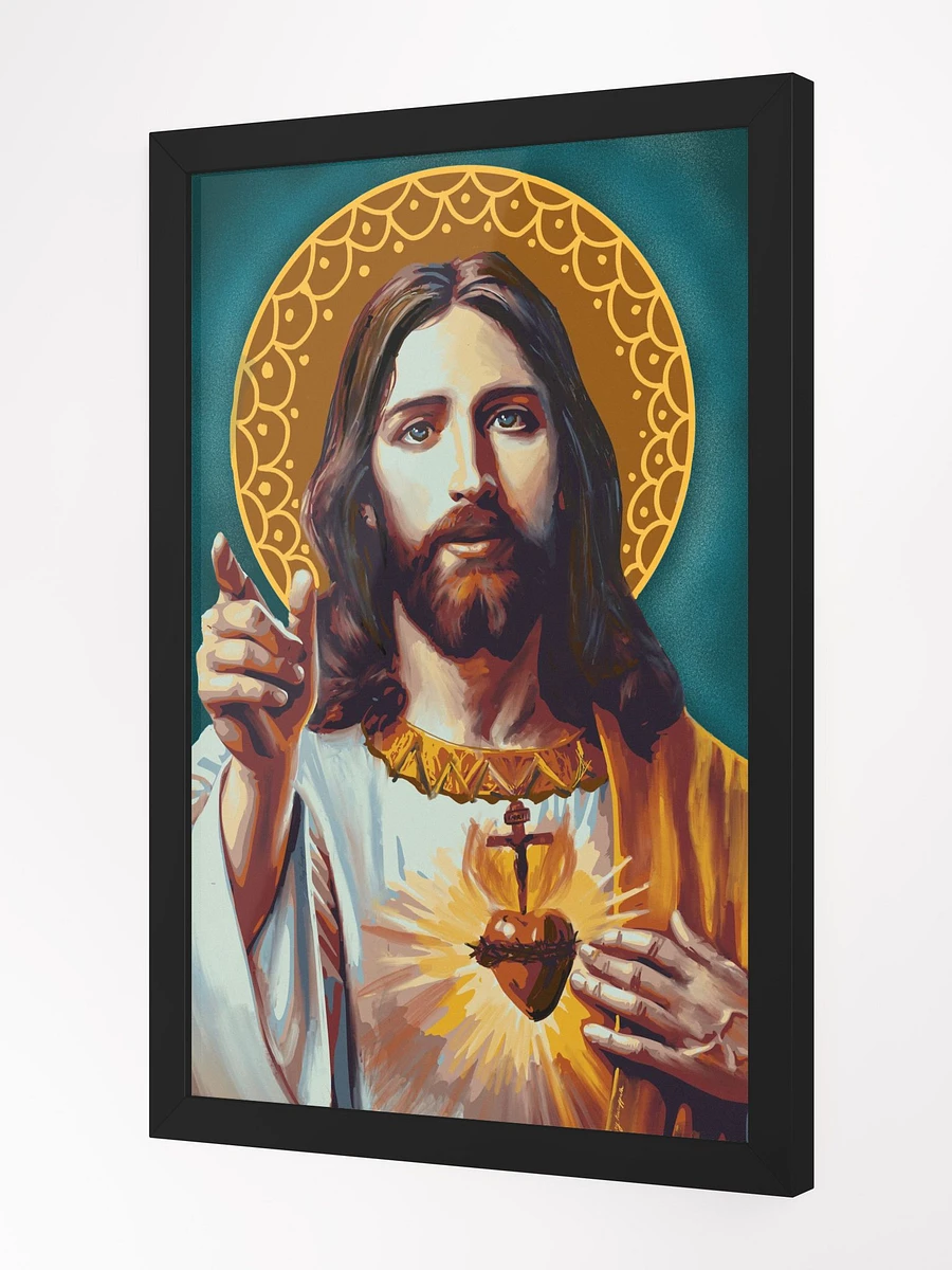 The Sacred Heart of Jesus Framed Print- Version 2 product image (3)