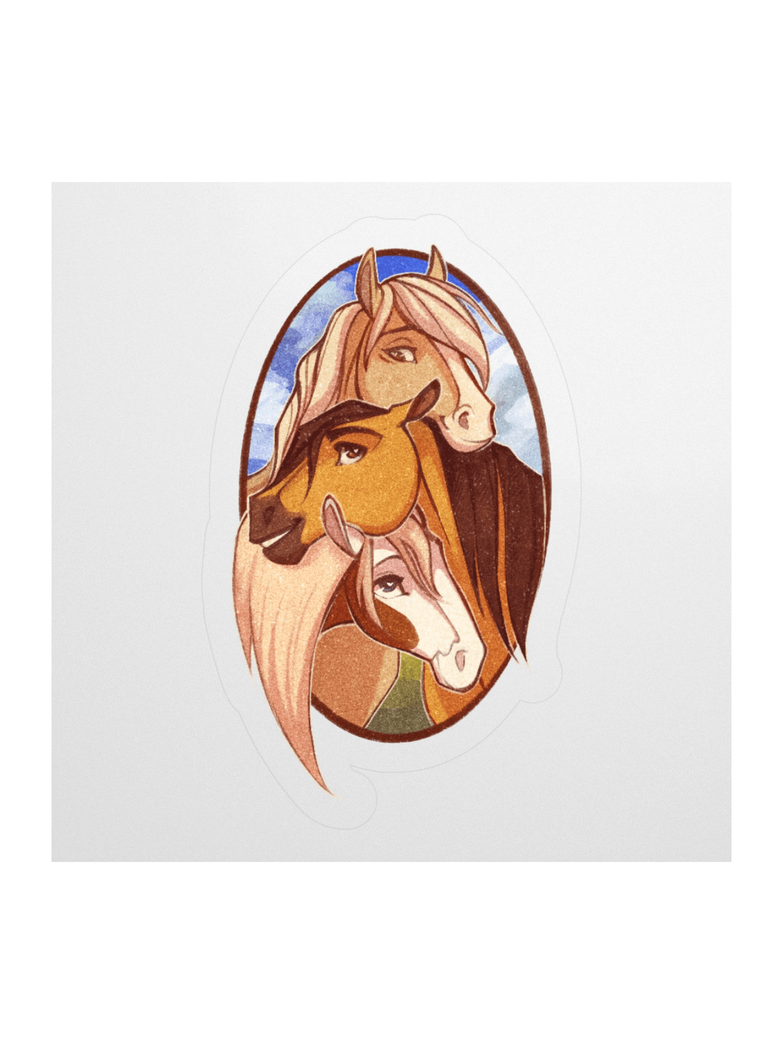 Family Portrait | Kiss-cut sticker product image (1)