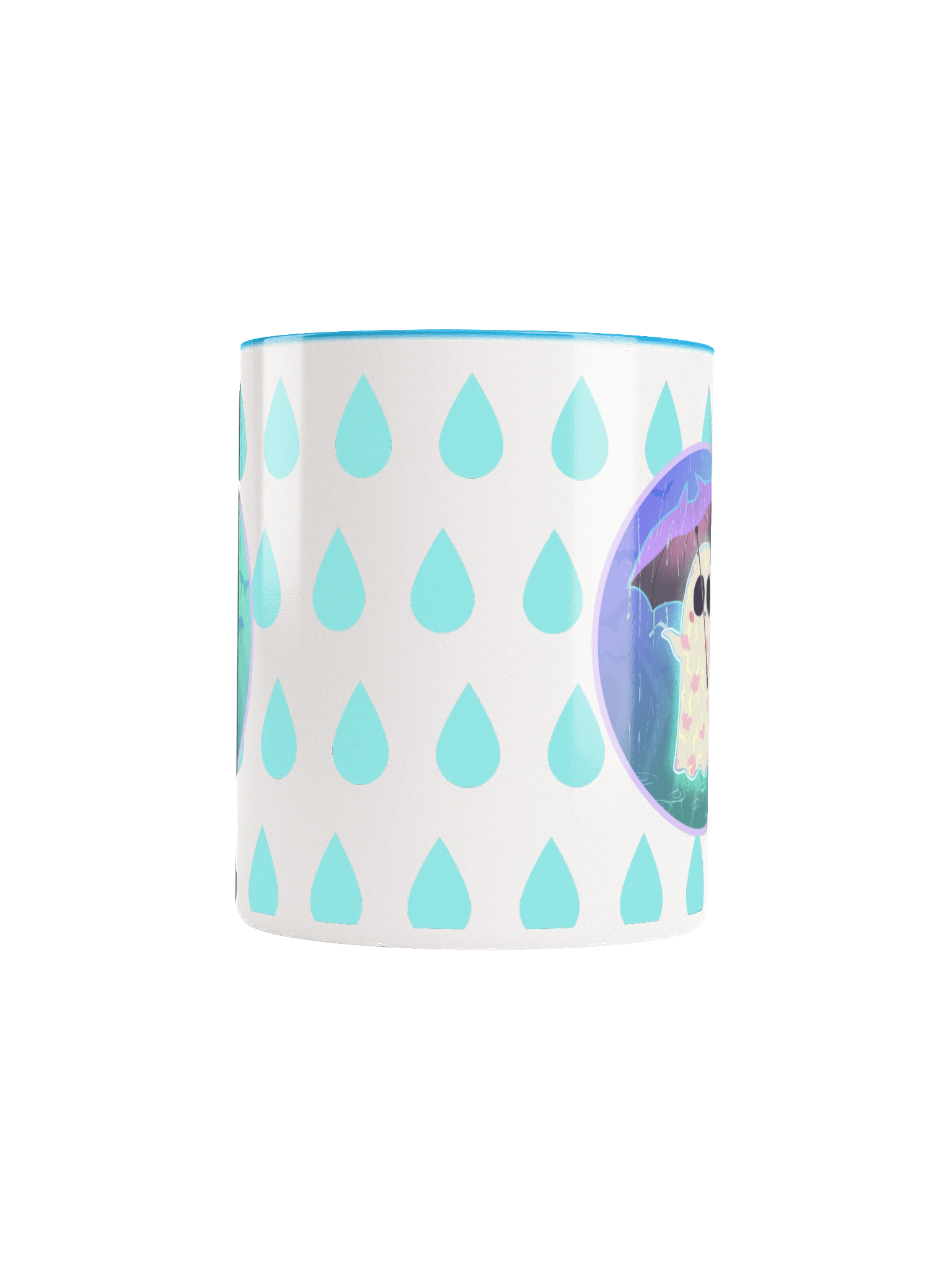 Pastel Little Ghost in the Rain - Ceramic Mug product image (11)