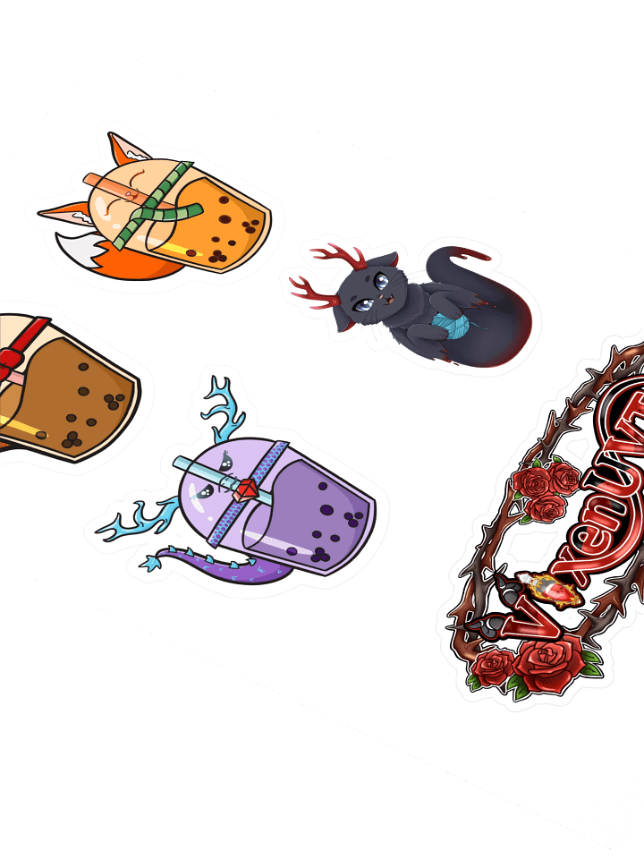 cute critter kiss-cut sticker sheet product image (2)