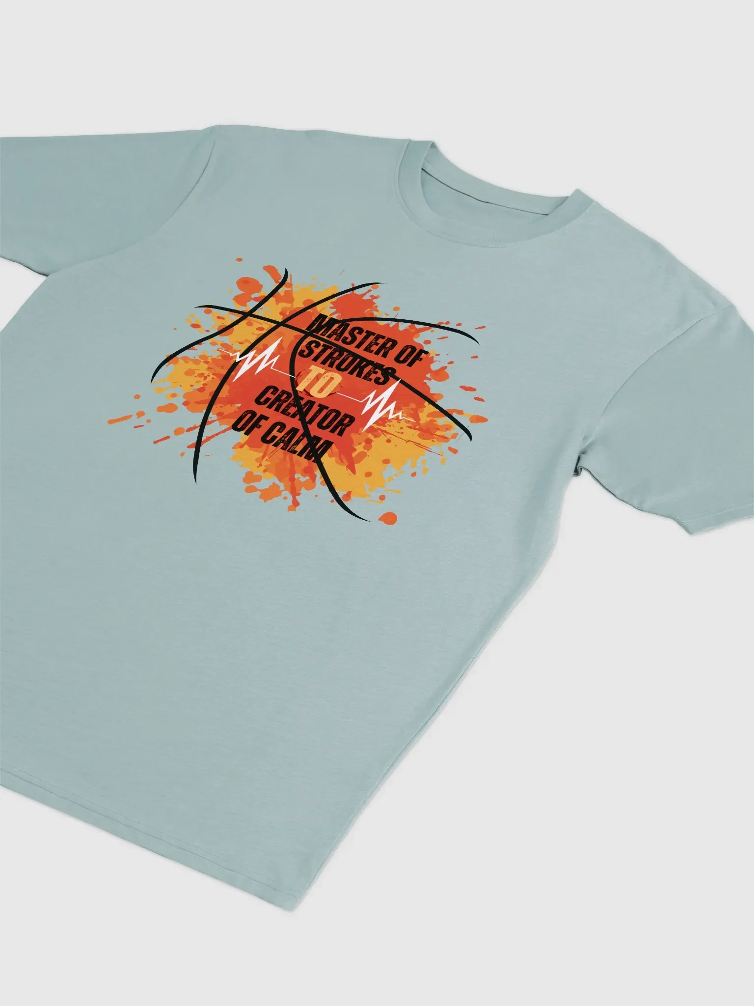 Artistic Pulse: From Chaos to Serenity T-Shirt product image (3)