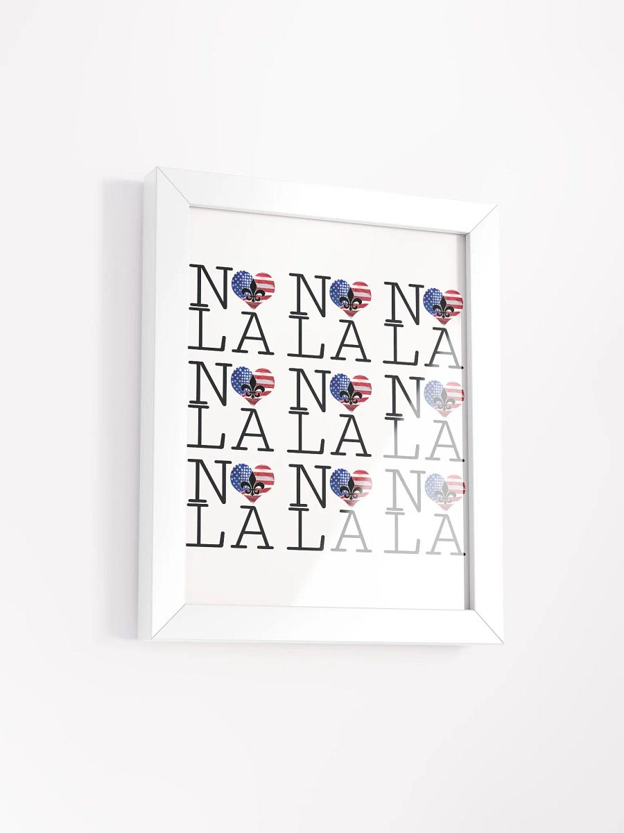 I LOVE NOLA **LEGACY POSTER** (USA HEART) product image (50)