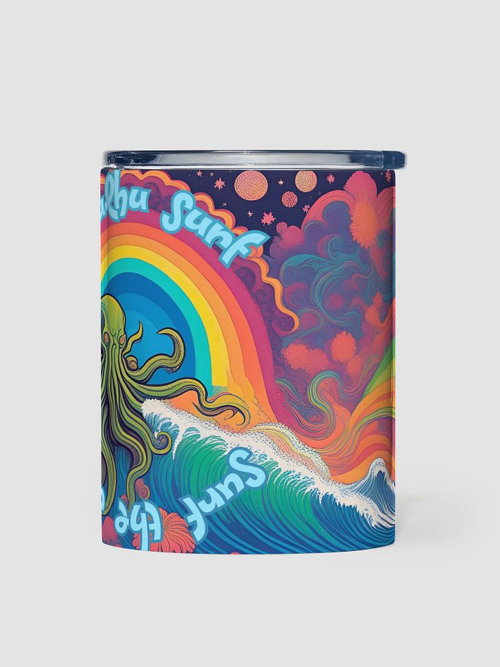 Cthulhu Surf Stainless Steel 10 oz Tumbler w/ lid 02A product image (1)