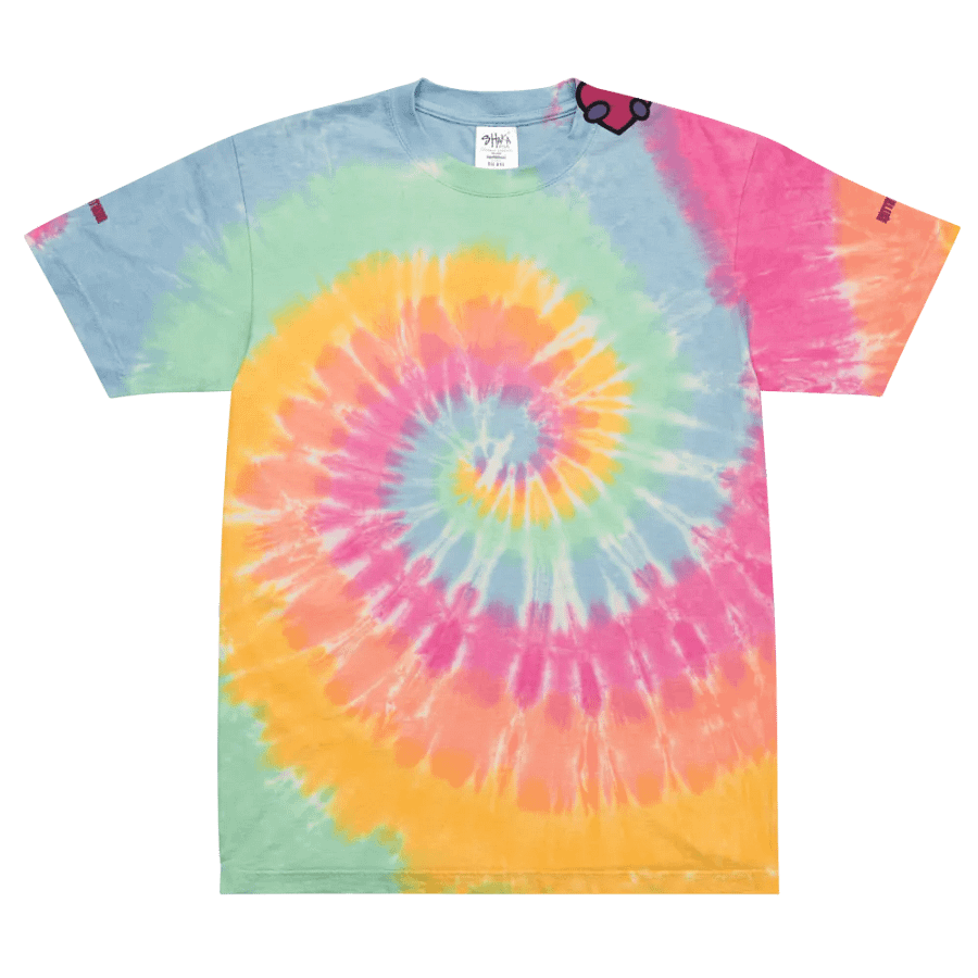 Tie Dyed Jeffrey Heart Shirt product image (6)