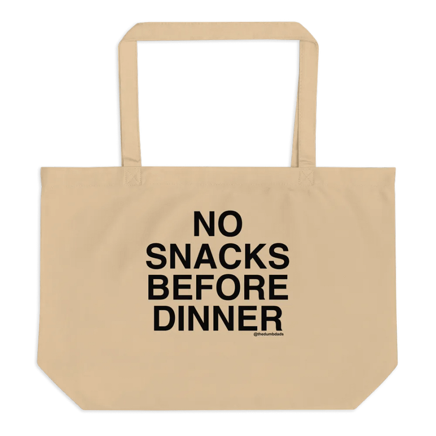 No Snacks Tote product image (1)