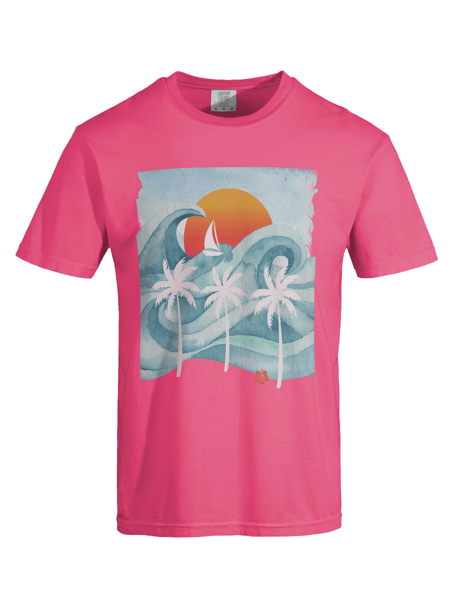 Retro Sail Away Tee | Vintage Sunsets, Surf & Palm Vibes product image (37)