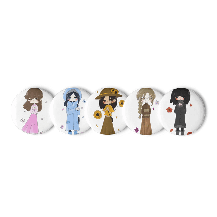 Seasons Badges (Chibi Characters) product image (2)