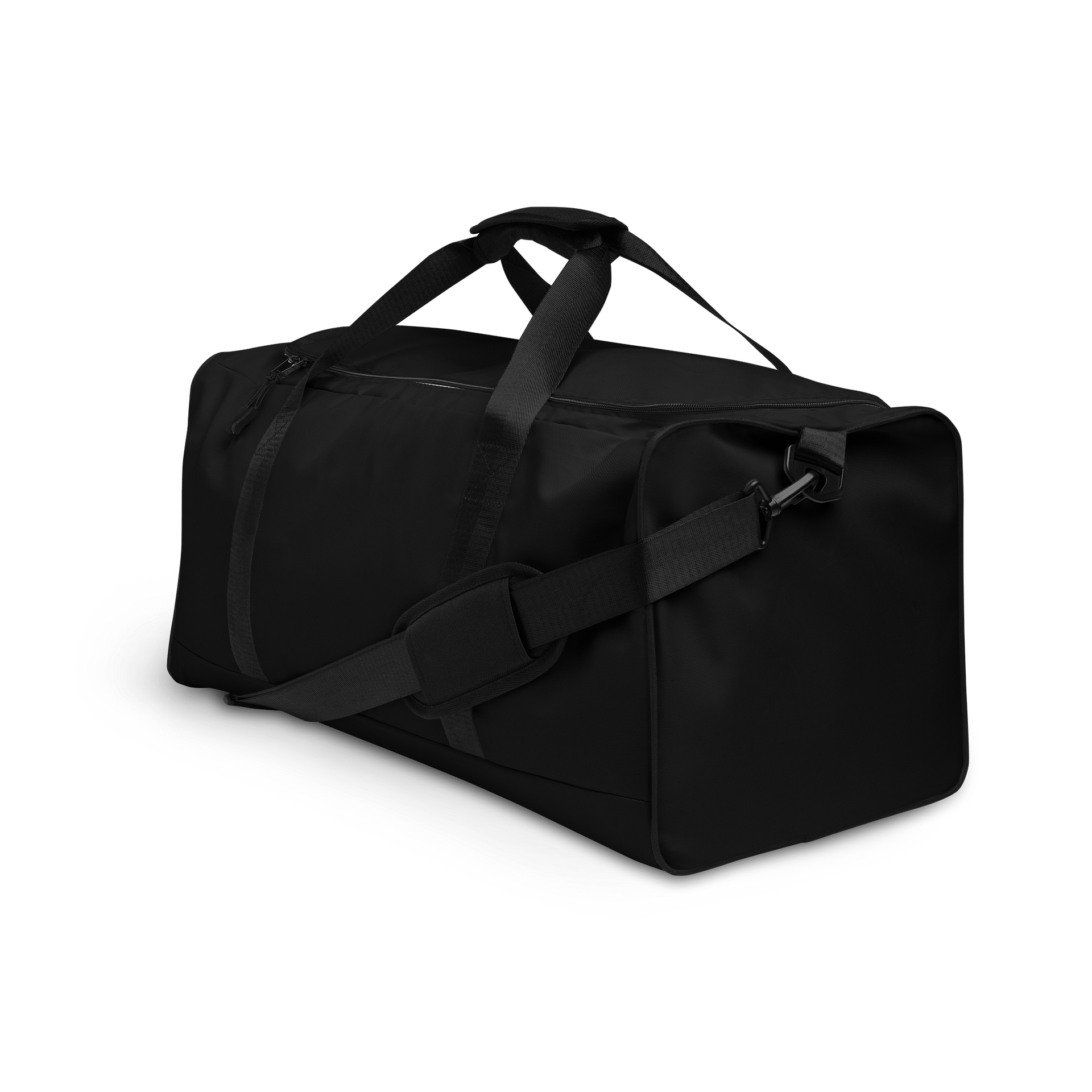 Black Solid Color Duffel Bag product image (3)